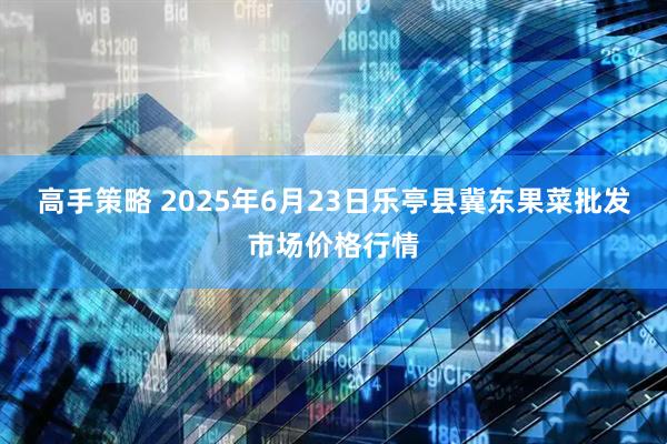 高手策略 2025年6月23日乐亭县冀东果菜批发市场价格行情