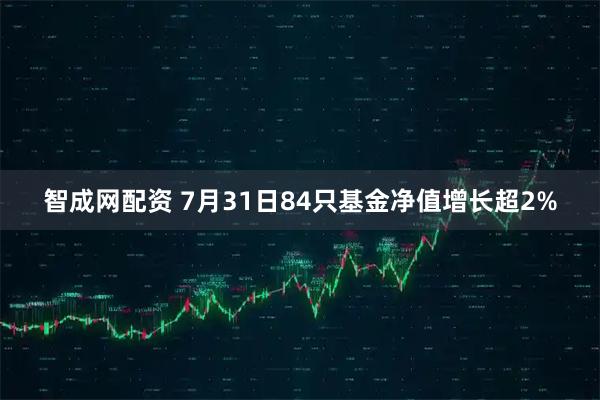 智成网配资 7月31日84只基金净值增长超2%